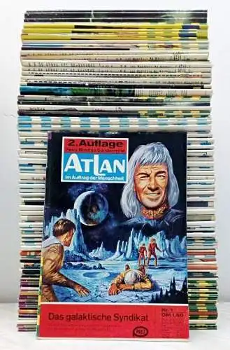 Atlan - Im Auftrag der Menschheit. Nr. 1-99, Voltz, Willy u.a. 99 Bände, 1978 ff