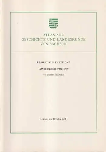 Atlas zur Geschichte und Landeskunde von Sachsen, Beiheft zur Karte C V 2