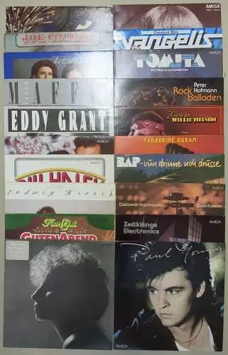 20 verschiedene AMIGA Schallplatten 12" LP, Eddy Grant, Joe Cocker, Peter Maffay