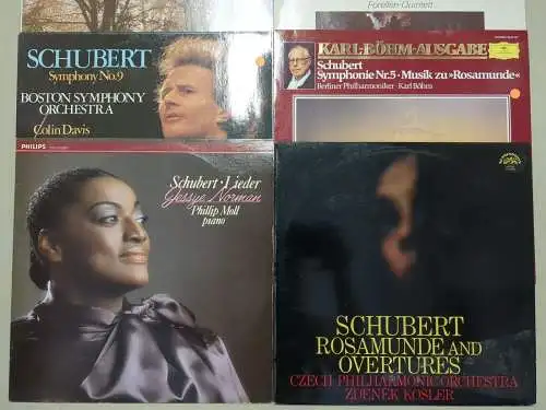 10 Schallplatten 12" LP Franz Schubert, Vinyl, Konvolut, Klassik, Bundle