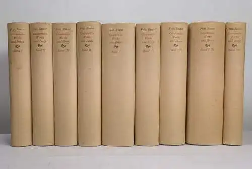 Buch: Fritz Reuter - Gesammelte Werke und Briefe I-IX, 1967, Hinstorff, 9 Bände