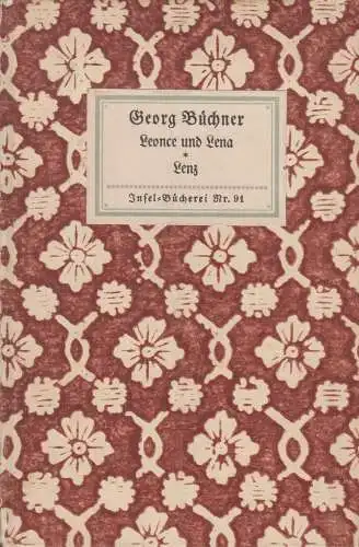 Insel-Bücherei 91, Leonce und Lena, Büchner, Georg, Insel-Verlag