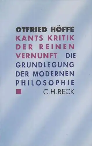 Buch: Kants Kritik der reinen Vernunft, Höffe, Otfried, 2003, C. H. Beck Verlag