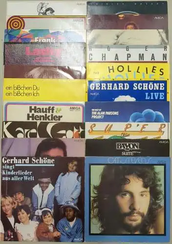 20 verschiedene AMIGA Schallplatten 12 LP, Hauff & Henkler, Theo Schumann ...