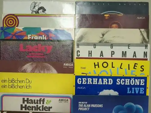 20 verschiedene AMIGA Schallplatten 12 LP, Hauff & Henkler, Theo Schumann ...