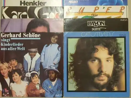 20 verschiedene AMIGA Schallplatten 12 LP, Hauff & Henkler, Theo Schumann ...