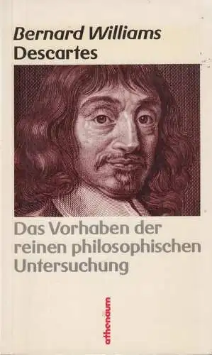 Buch: Descartes, Williams, Bernhard, 1978, Athenäum Verlag, Philosophie