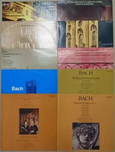 10 Schallplatten 12" LP Johann Sebastian Bach, Weihnachtsoratorium, Johannes ...