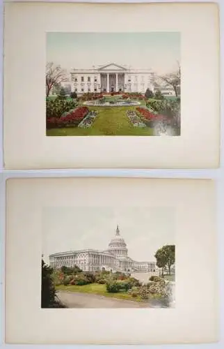 Foto: The White House, Washington / The Capitol at Washington. Detroit, ca. 1899