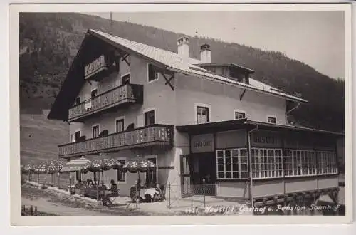 AK Neustift. Gasthof u. Pension Sonnhof, Sepp Ritzer & Elis Braunhoft