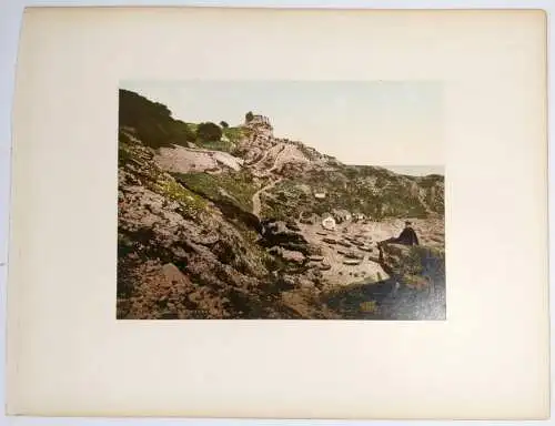 Foto: Portland - Rufus Castle; Chesil Beach, Detroit Photograph Co., Photochrom