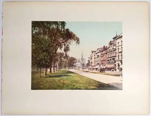 Foto: Boston - Tremont Street; The Frog Pond. Detroit Photograph Co., 1899