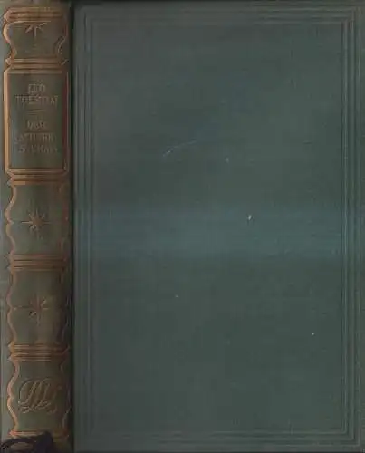 Buch: Der Schneesturm, Tolstoj, Leo, L. Ladyschnikow Verlag, gebraucht, g 333253