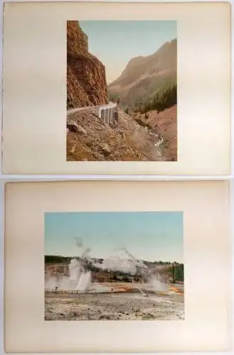 Foto: Yellowstone National Park - Golden Gate, Norris Geyser Basin. Detroit 1902