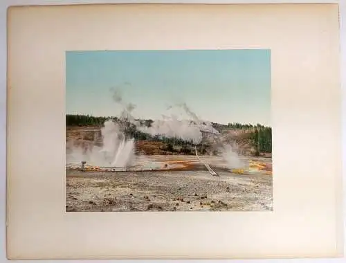 Foto: Yellowstone National Park - Golden Gate, Norris Geyser Basin. Detroit 1902