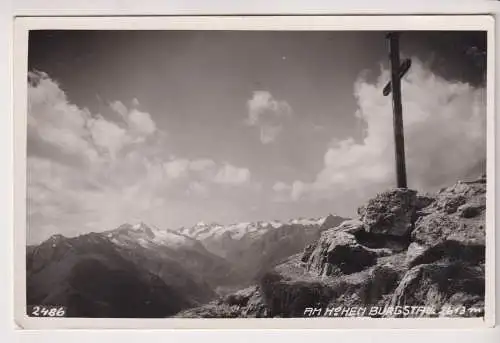 AK Am Hohen Burgstall, Much Heiss, Alpiner Kunstverlag, gebraucht gut