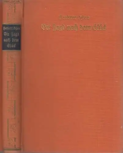 Buch: Die Jagd nach dem Glück, Osten, Herbert, Globus Verlag, Berlin, Roman