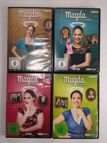 DVDs: Magda macht das schon! Staffel 1-4 (komplett), 7 DVDs in 4 Hüllen, RTL