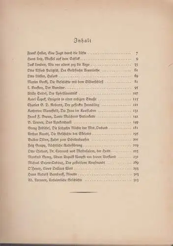 Buch: Das große Abenteuerbuch, Heller, 1929, Ullstein, Berlin, Begegnungen, gut