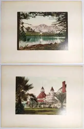 Foto: California - Mount Tallac; South View, Hotel de Coronado. Detroit Photo