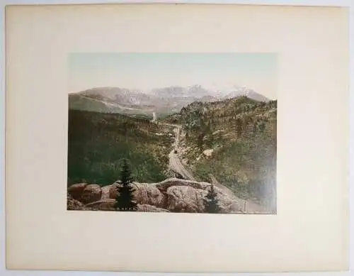 Foto: Marshall Pass and Mt. Ouray / Crossing The Timber Line, M. & P. P. Ry.