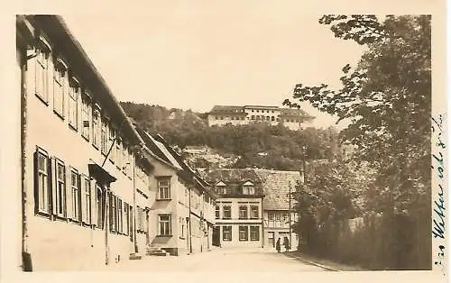 AK  Bad Frankenhausen. Kiffhäuser. Kurstraße ca. 1956, gebraucht, gut