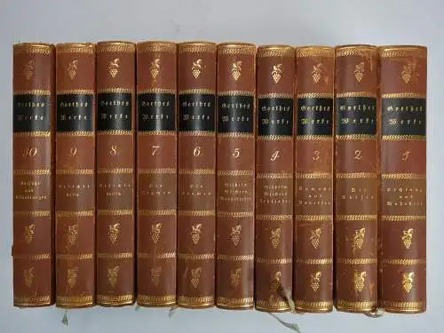 Buch: Johann Wolfgang von Goethe - Werke, Sanssouci-Ausgabe, 10 Bände, Müller