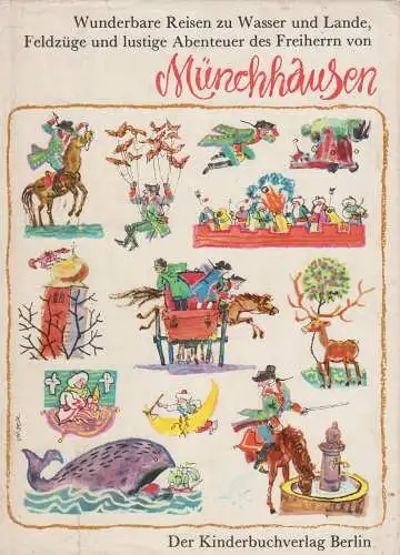 Buch: Münchhausen. Bürger, Gottfried August, 1976, Der Kinderbuchverlag