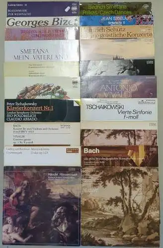 20 verschiedene Klassik Schallplatten 12" LP, Vinyl, Schütz, Smetana, Vivaldi...