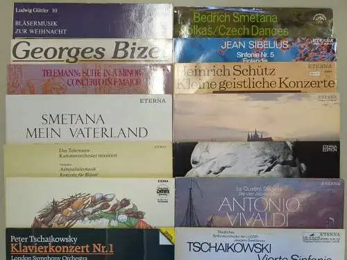 20 verschiedene Klassik Schallplatten 12" LP, Vinyl, Schütz, Smetana, Vivaldi...