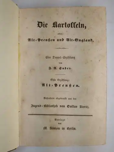 Buch: Die Kartoffeln, Suder / Schneider und Geiger, Michel, 3 Teile in 1 Band