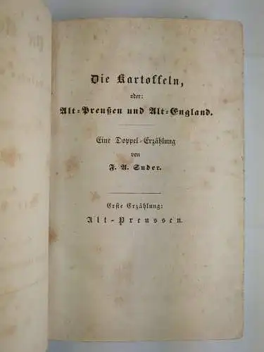 Buch: Die Kartoffeln, Suder / Schneider und Geiger, Michel, 3 Teile in 1 Band