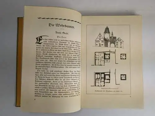 Buch: Rothenburg in Wehr und Waffen, Karl Heller, 1926, J.P. Petersche Druckerei