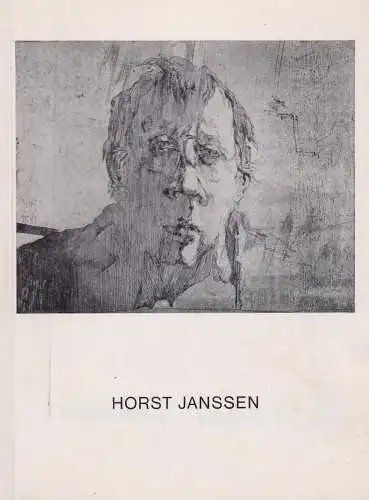 Buch: Horst Janssen, 1976, Graphische Zyklen, gebraucht, gut