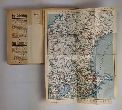 Buch: Schweden, 1930, 16. Auflage, Grieben Reiseführer Band 145, gebraucht, gut