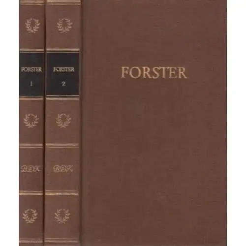 Buch: Forsters Werke in zwei Bänden, Forster, Georg. 2 Bände, 1979