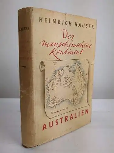 Buch: Australien, Hauser, Heinrich. 1939, Büchergilde Gutenberg, gebraucht, gut