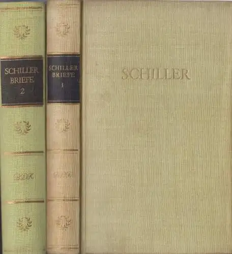 Buch: Schillers Briefe in zwei Bänden, Schiller, Friedrich. 2 Bände, 1968/82