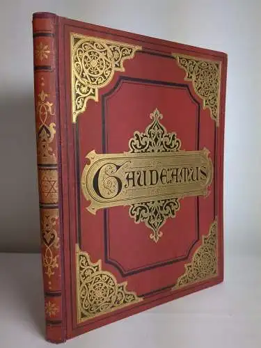 Buch: Gaudeamus!, Joseph Victor von Scheffel, A.v. Werner, A. Clotz, 1877, Bonz