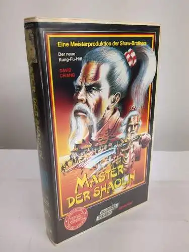 VHS: Master der Shaolin, Shaw Brothers, 1985, David Chiang, Kung-Fu