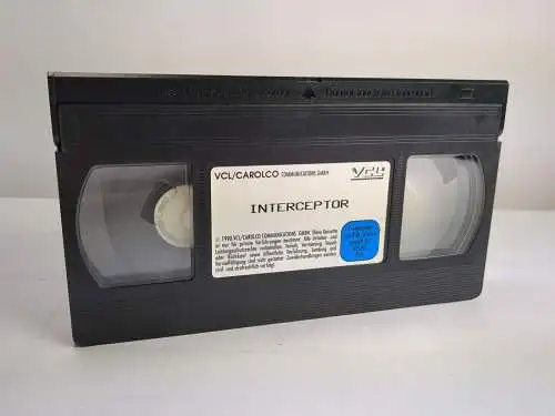 VHS: Interceptor, Ein Phantom aus der Ewigkeit. Charlie Sheen, 1987, Videofilm