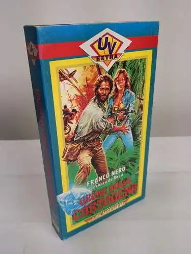 VHS: Grüne Hölle Cartagena, Franco Nero, Barbara de Rossi, Abenteuer, Film