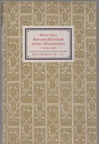 Insel-Bücherei 550, Aus dem Gebetbuch Kaiser Maximilians, Dürer, Albrecht 72089