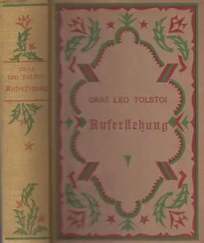 Buch: Auferstehung, Roman. Tolstoi, Leo, Schreitersche Verlagsbuchhandlung