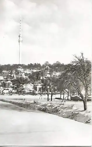 AK Dresden. Fernsehturm. ca. 1971, Verlag A. & R. Adam, gebraucht, gut