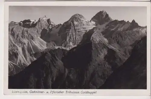 AK Eisenspitze, Gschnitzer- u. Pferscher Tribulaun Goldkappel, ca. 1938