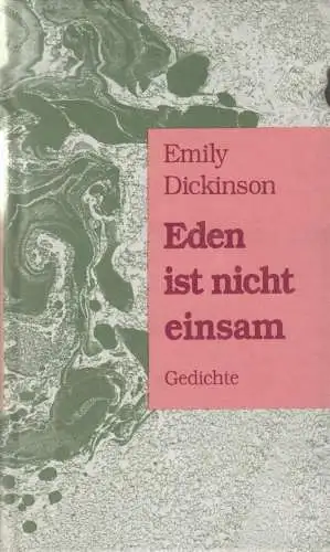 Buch: Eden ist nicht einsam, Gedichte, Dickinson, Emily, 1991, Gedichte, ENG/DEU