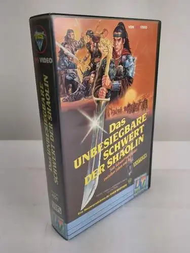 VHS: Das unbesiegbare Schwert der Shaolin, Shaw Brothers, United Viedo, 1991