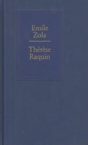 Buch: Therese Raquin, Zola, Emile. Reclam Lese-Klassiker, 1988, gebraucht, gut