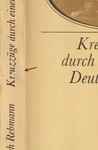 Buch: Kreuzzüge durch einen Teil von Deutschland, Rebmann, Georg Friedrich. 1990